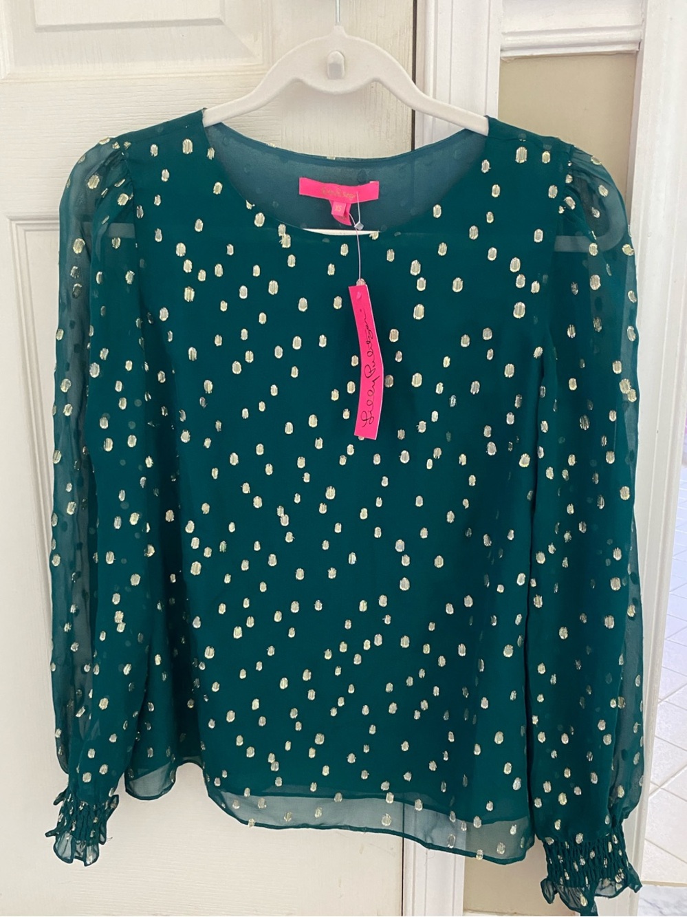 Lilly Pulitzer Idina Silk Top XS